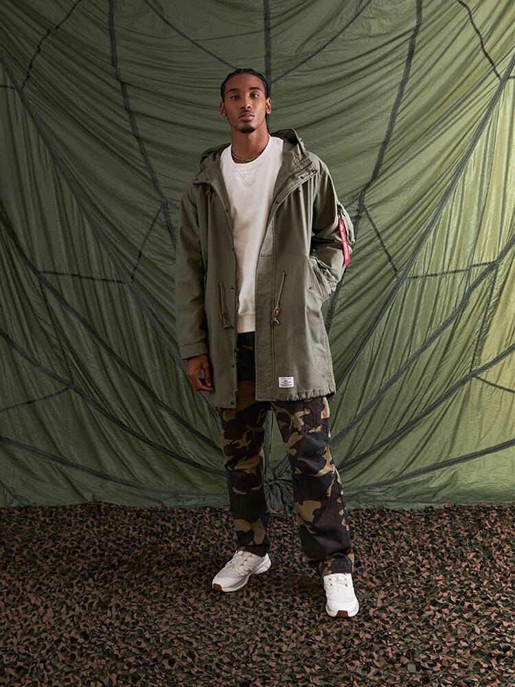 Куртка Alpha Industries M-59 Fishtail MOD Parka Olive Куртка Alpha Industries M-59 Fishtail MOD Parka Olive