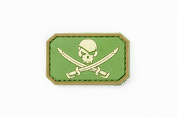 Шеврон Роджер PVC 3x5 см. Олива