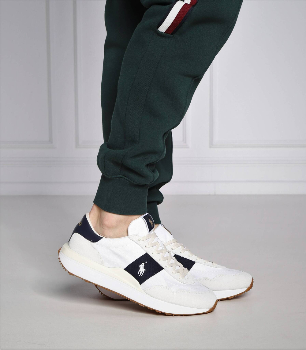 кожаные кроссовки POLO RALPH LAUREN - белый(809878008)