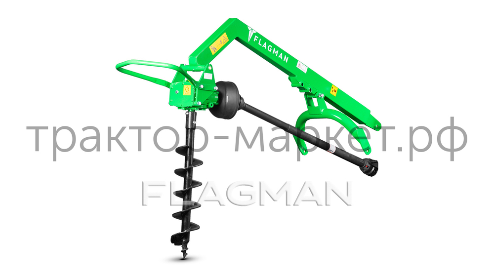Земляной бур Flagman | Флагман M2 20/60 + (кардан 120см/6х6/усиленный/со шпонкой)