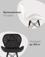 Стул Бон экокожа белый