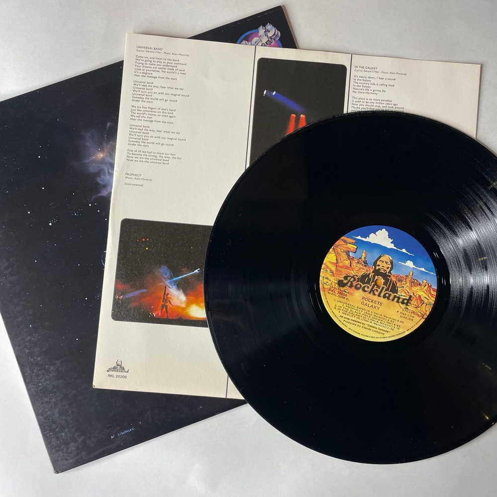 Винтажная виниловая пластинка LP Rockets Galaxy (Италия 1980)