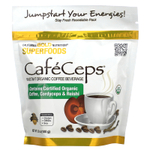California Gold Nutrition, CafeCeps, сертифицированный органический растворимый кофе с порошком из органических грибов кордицепса и рейши полного спектра, 100 г (3,5 унции)