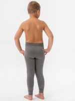 Кальсоны детские термо серый меланж