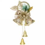 Украшение новогоднее «Зиминий звон» 30*15 см, Золото