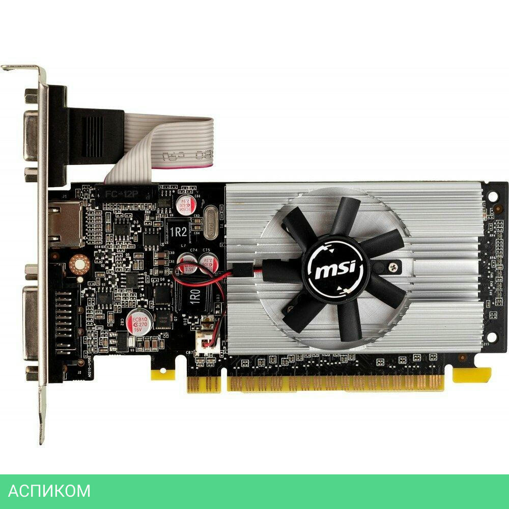 Видеокарта MSI PCIE16 GT210 1GB GDDR3 N210-1GD3/LP MSI