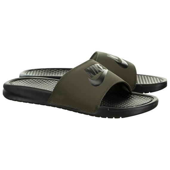 Nike Benassi JDI 'Black Green'