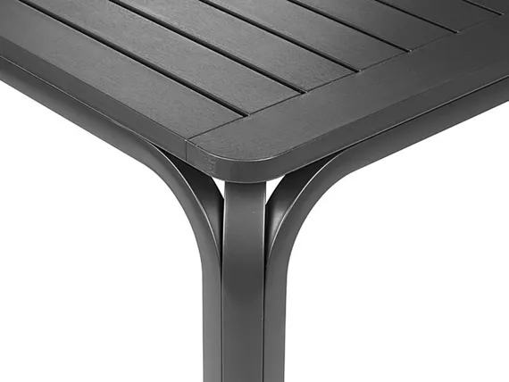 Стол раздвижной Alloro 140-210х100 см, антрацит