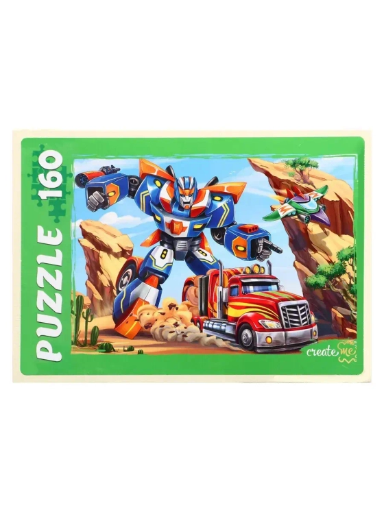 Пазл для детей 5 6 7 лет Трансформер 160 элементов