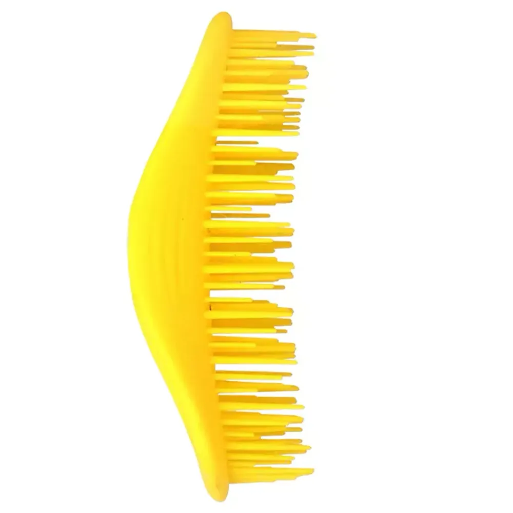 Расческа для сухих и влажных волос с ароматом лимона мини SOLOMEYA Aroma Brush Mini Lemon