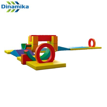 Набор мягких модулей Полоса препятствий для веселых стартов (20 элементов)