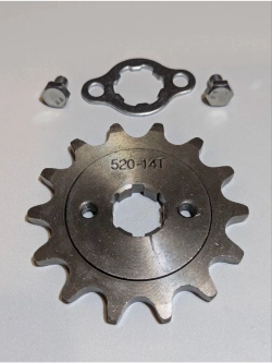 +t Звезда ведущая для эндуро, квадроцикла (520-14Т) 20мм сталь