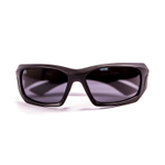 очки для парусного спорта Antigua Черные Матовые Темно-серые линзы. Вид спереди