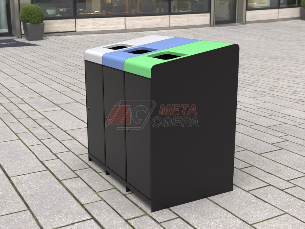 Урна ACCEPTOR 110 для раздельного сбора мусора