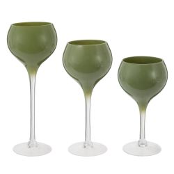 GAEM Набор из 3-х подсвечников, L33,5 W16 H42 см