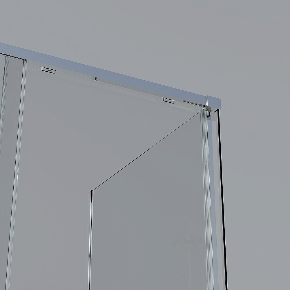 Душевой уголок Vincea Soft 2 100х80 VSR-3SO28010CL стекло прозрачное/профиль хром