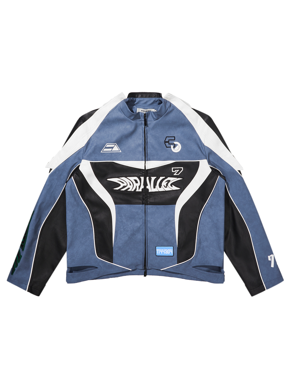 Куртка BLIND "Silhouette" Geometric Leather Jacket