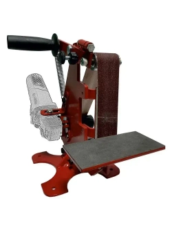 Гриндер шлифовальный станок ленточный/Ленточный Гриндер для УШМ 3-х роликовый СГ-02