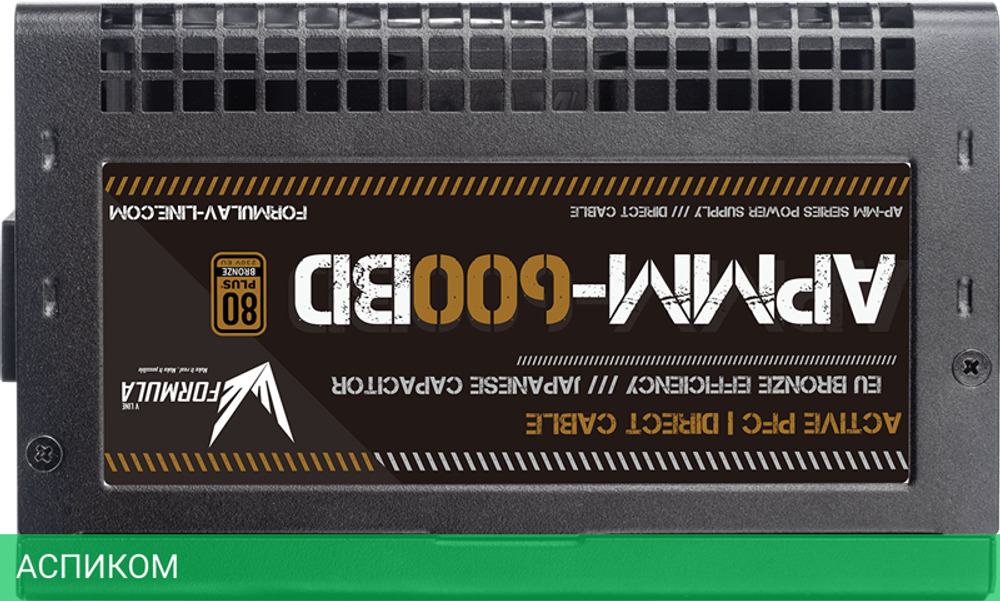 Блок питания Formula ATX 600W (APMM-600BD)