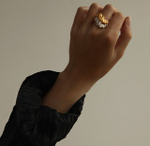 кольцо syren позолота