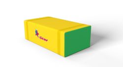 Мягкий гимнастический модуль "Прямоугольник" для детей и подростков - серия "Детская гимнастика".