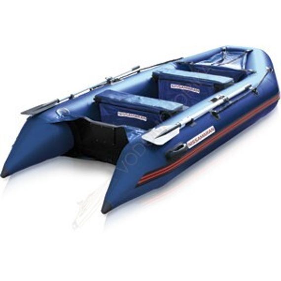 Лодка NISSAMARAN TORNADO 320 ( синий ) алюм. пол A/L