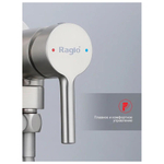 Гигиенический душ со смесителем встраиваемый Raglo R20.54.05, сатин