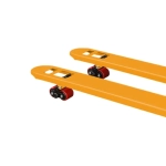 PROLIFT AC50 гидравлическая тележка (рохля) 1150x550мм, полиуретановые колеса AC 50-1150x550-P/P-Y-1