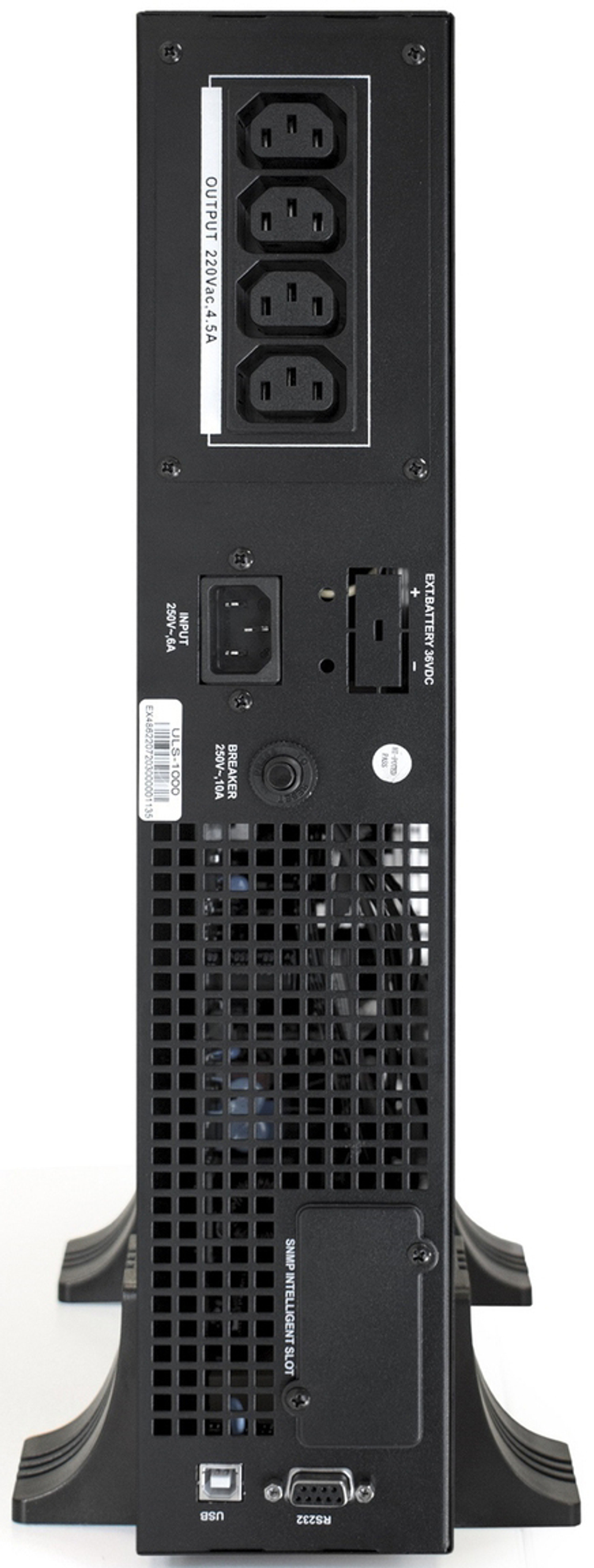 Источник бесперебойного питания  Exegate PowerExpert ULS-1000.LCD.AVR.C13.USB.RS232.SNMP.2U