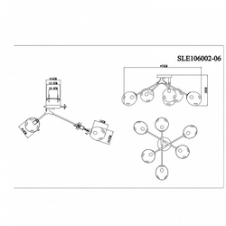 Накладной светильник EVOLUCE Marea SLE106002-06