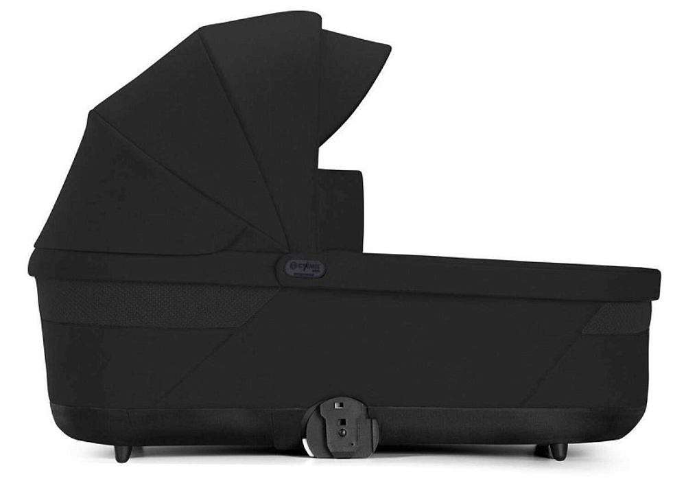 Коляска Cybex Balios S Lux BLK complete Aton B2 Bay Blue 3 в 1 Moon Black с дождевиками