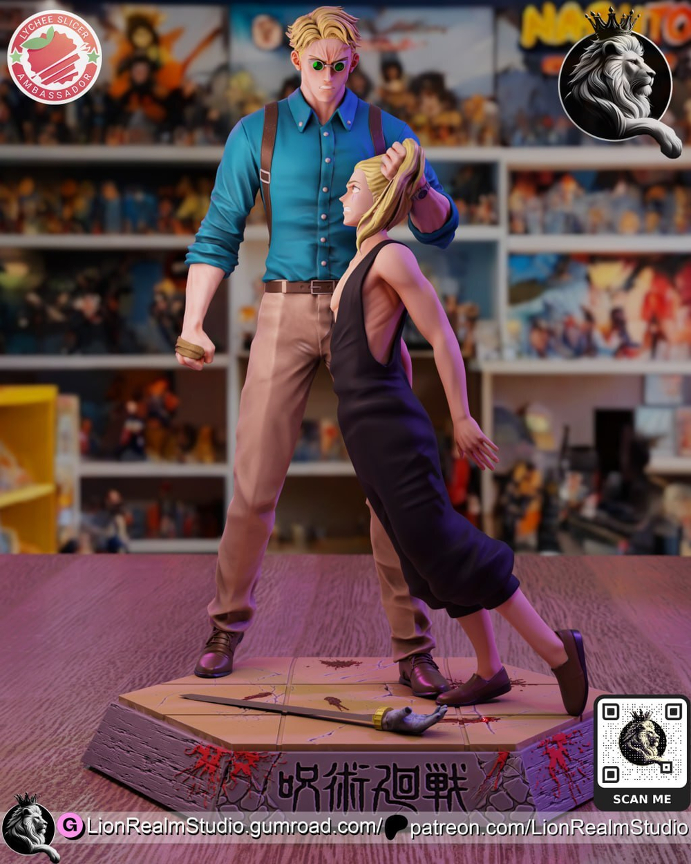 Кэнто Нанами Магическая битва Фигурка Satoru Gojou The Magic Battle Sorcery Fight