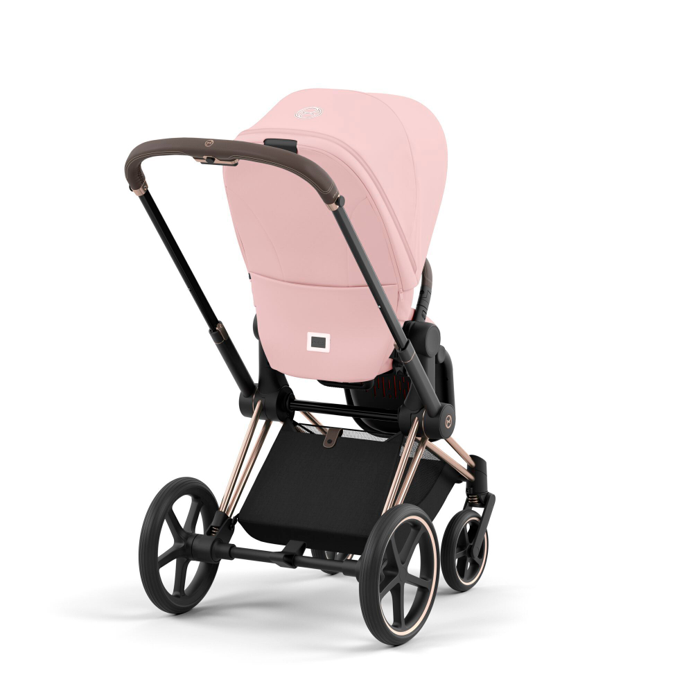 Коляска Cybex Priam IV 3 в 1 цвет Peach Pink на шасси Rosegold