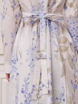 Платье с вшитой манишкой