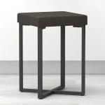 Табурет «ТОРОНТО» черный, цвет сиденья темно-серый