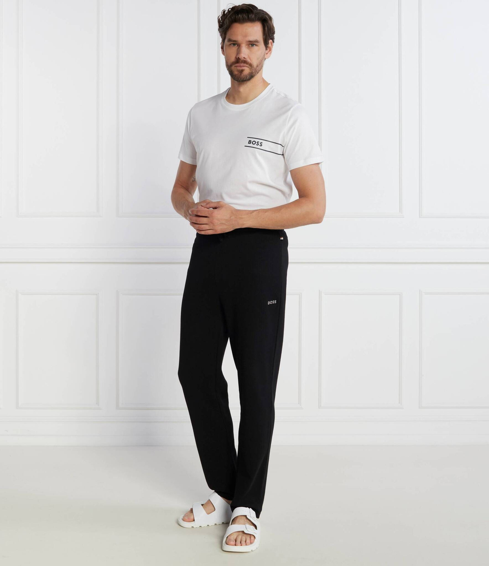 Пижамные брюки Waffle BOSS BLACK - черный(50479388)