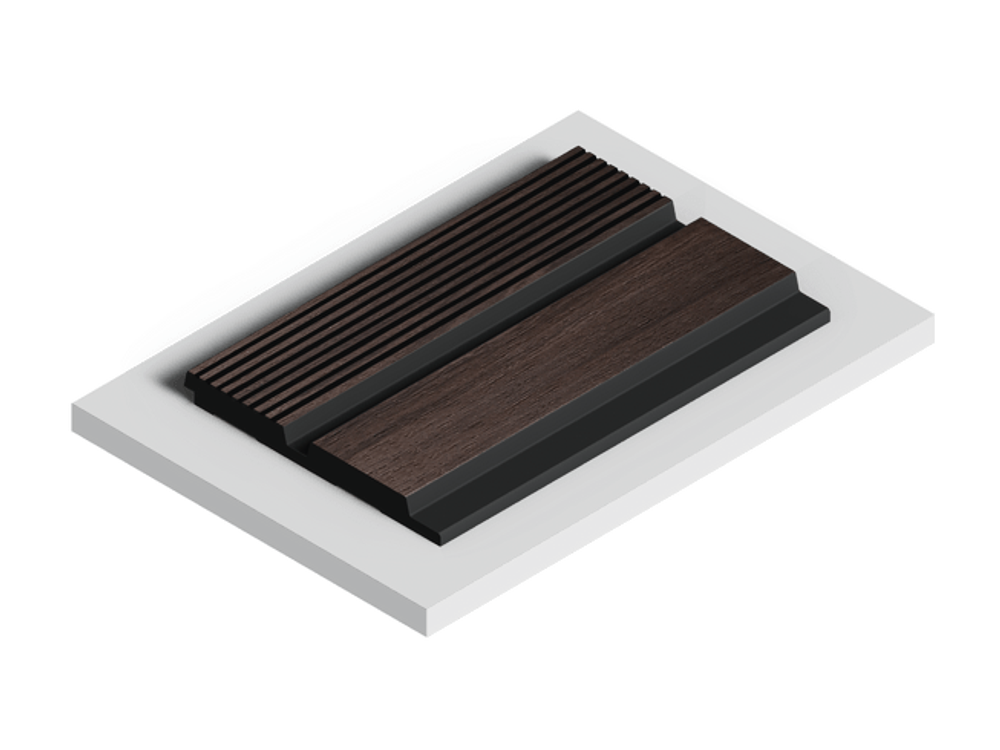 Стеновая панель HiWood декорированная, 270x12 см