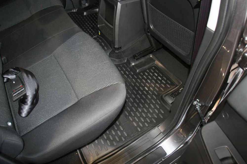 Коврики Standard, в салон SSANG YONG Actyon Sports, 2012-  4 шт. (полиуретан, чёрные) Element.NLC.61.12.210