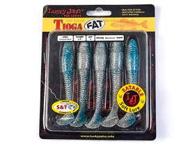Виброхвост Lucky John TIOGA FAT 3.9in (100 мм), цвет T05,  5 шт.