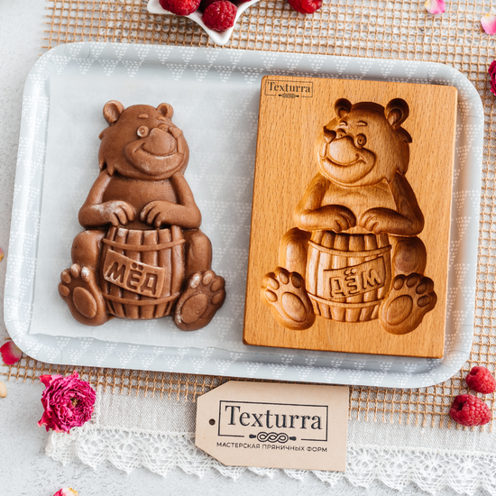 Пряничная форма Мишкино счастье