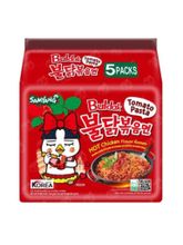 Лапша Samyang Острая курица с томатной пастой 140 г 5 шт