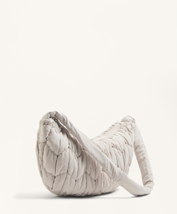 Oysho Стеганая сумка через плечо, каменный