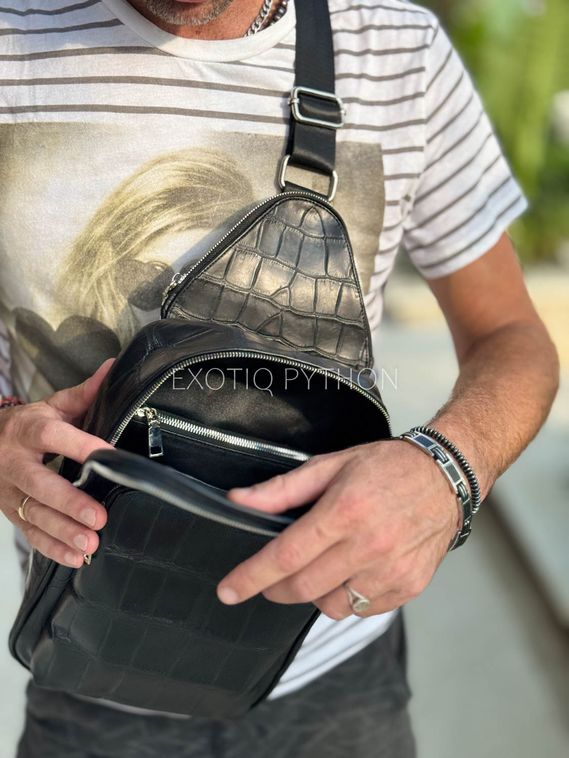 Мужская сумка из крокодила BG-509