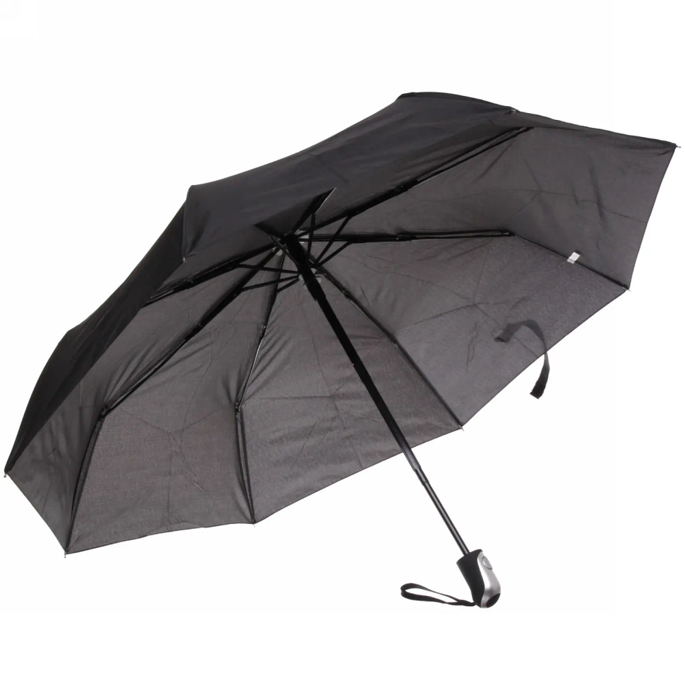 Зонт мужской автомат «Ultramarine - Классика», цвет черный, 8 спиц, d-98см,длина в слож. виде 30см●