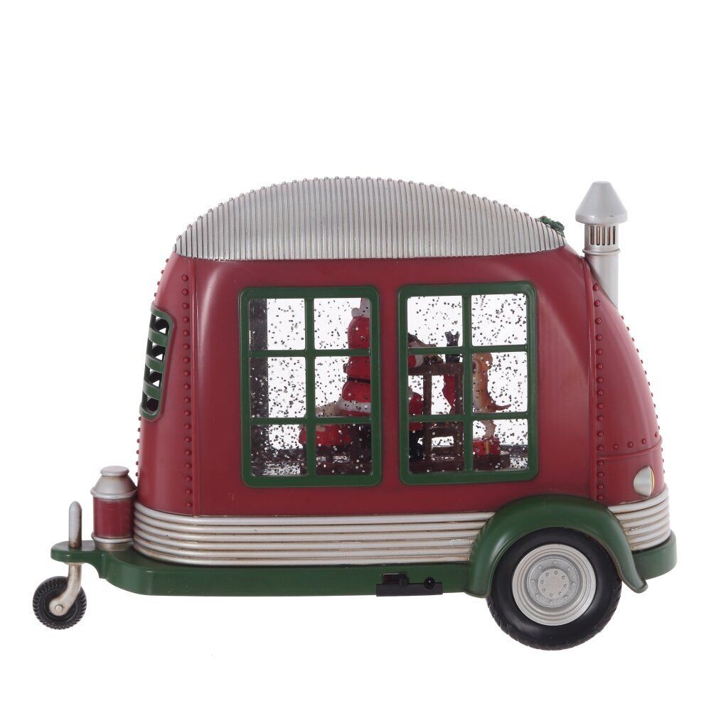 GAEM Изделие декоративное "Дед Мороз в фургоне" (подсвет, вьюга, муз, AA х3 н/п +USB) L28,5 W10,5 H19,5 с