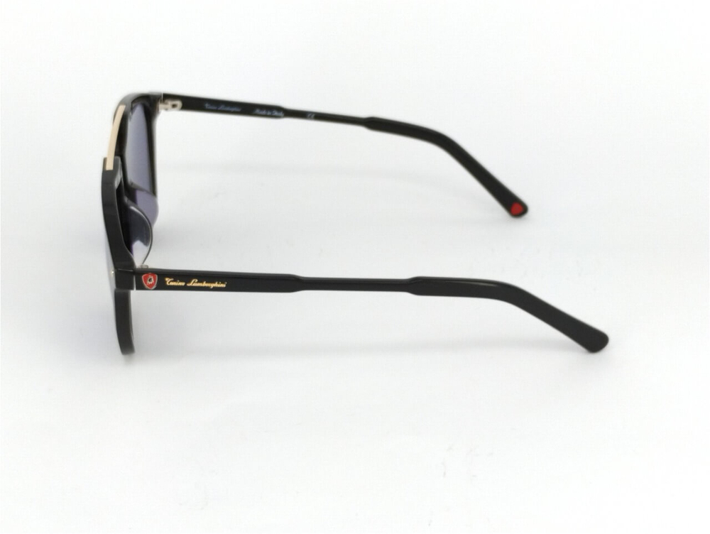 Солнцезащитные очки Tonino Lamborghini 757-02 AF FR Black-Acetate Mirror Blue Lens