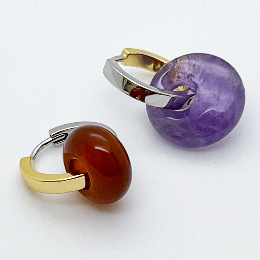 Ювелирные швензы Конго с родиевым покрытием и позолотой, размер 18*3 мм, цена за пару