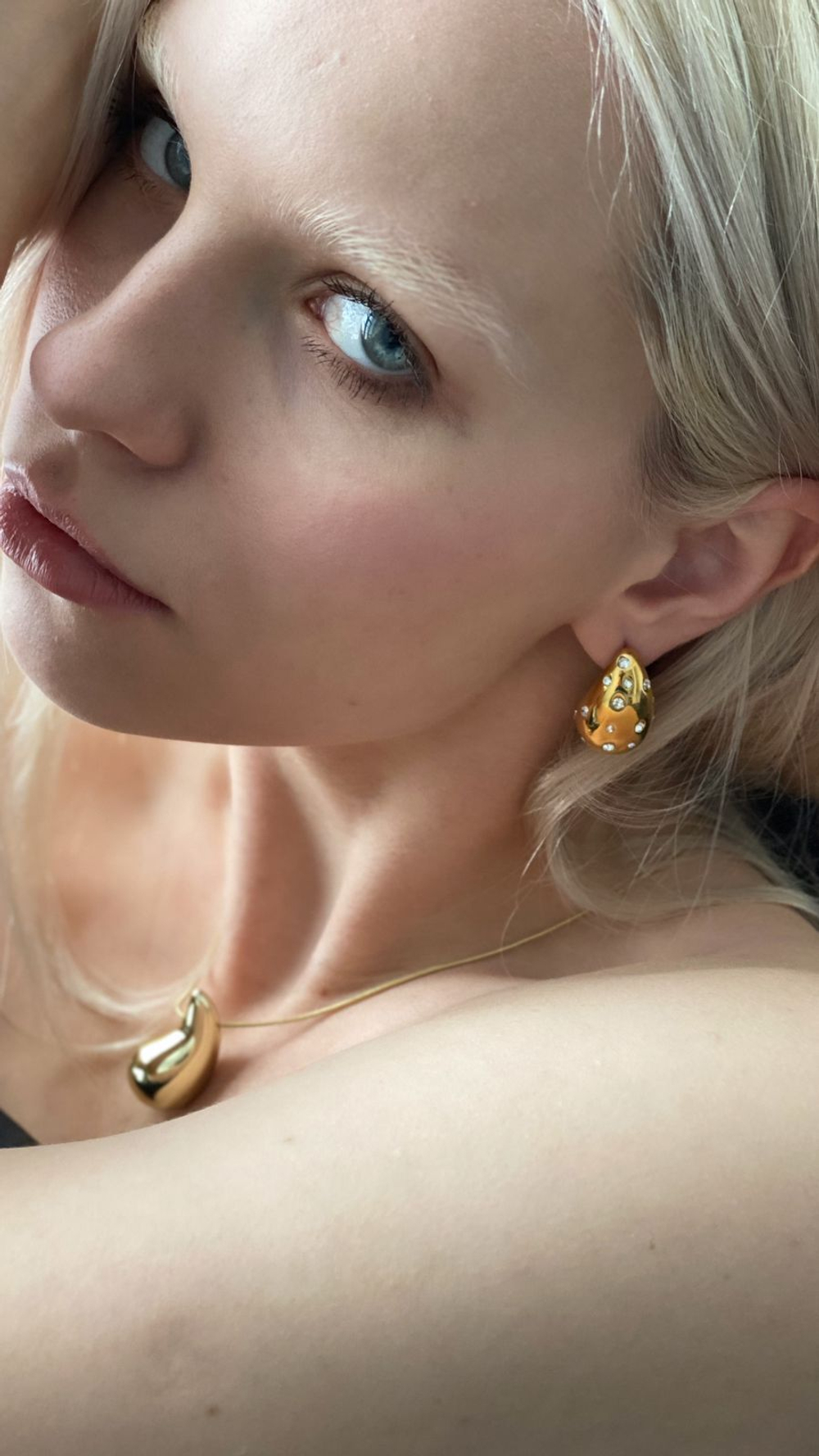 Серьги Golden Crystal Eggs