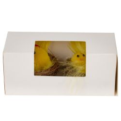 GAEM Набор из 2-х изделий декоративных "Гнездо пасхальное" (5*4,5), L11,5 W5 H5 см