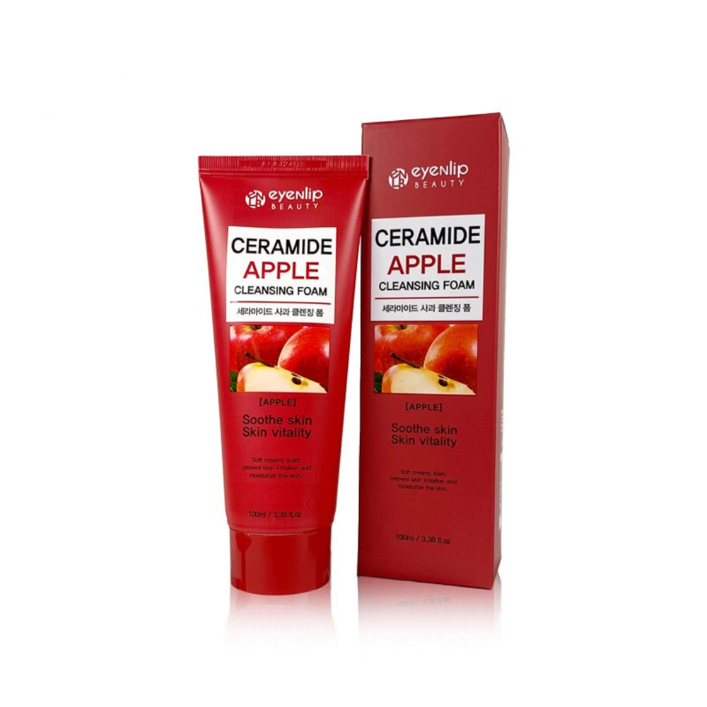 Eyenlip Ceramide Apple Cleansing Foam пенка для умывания с яблоком и керамидами